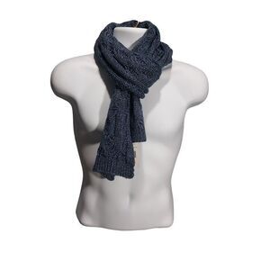 Men's Chaps knitted blue scarf